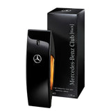 frasco Perfume Masculino Mercedes Benz Club Black Eau de Toilette detalhe lateral