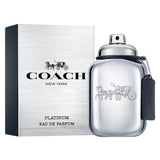 frasco Perfume Masculino Coach Platinum Eau de Parfum detalhe lateral