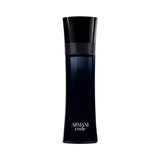 frasco Perfume Masculino Armani Code Eau de Toilette frente fundo branco