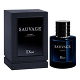 frasco Perfume Masculino Dior Sauvage Elixir detalhe lateral