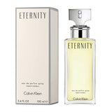 frasco Perfume Feminino Calvin Klein Eternity Eau de Parfum detalhe lateral