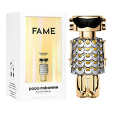 frasco Perfume Feminino Paco Rabanne Fame Eau de Parfum detalhe lateral