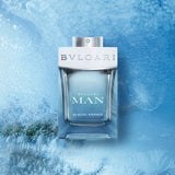 frasco Perfume Masculino Bvlgari Man Glacial Essence Eau de Parfum embalagem caixa original