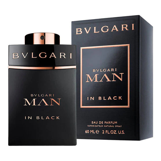frasco Perfume Masculino Bvlgari Man In Black Eau de Parfum detalhe lateral