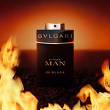 frasco Perfume Masculino Bvlgari Man In Black Eau de Parfum embalagem caixa original