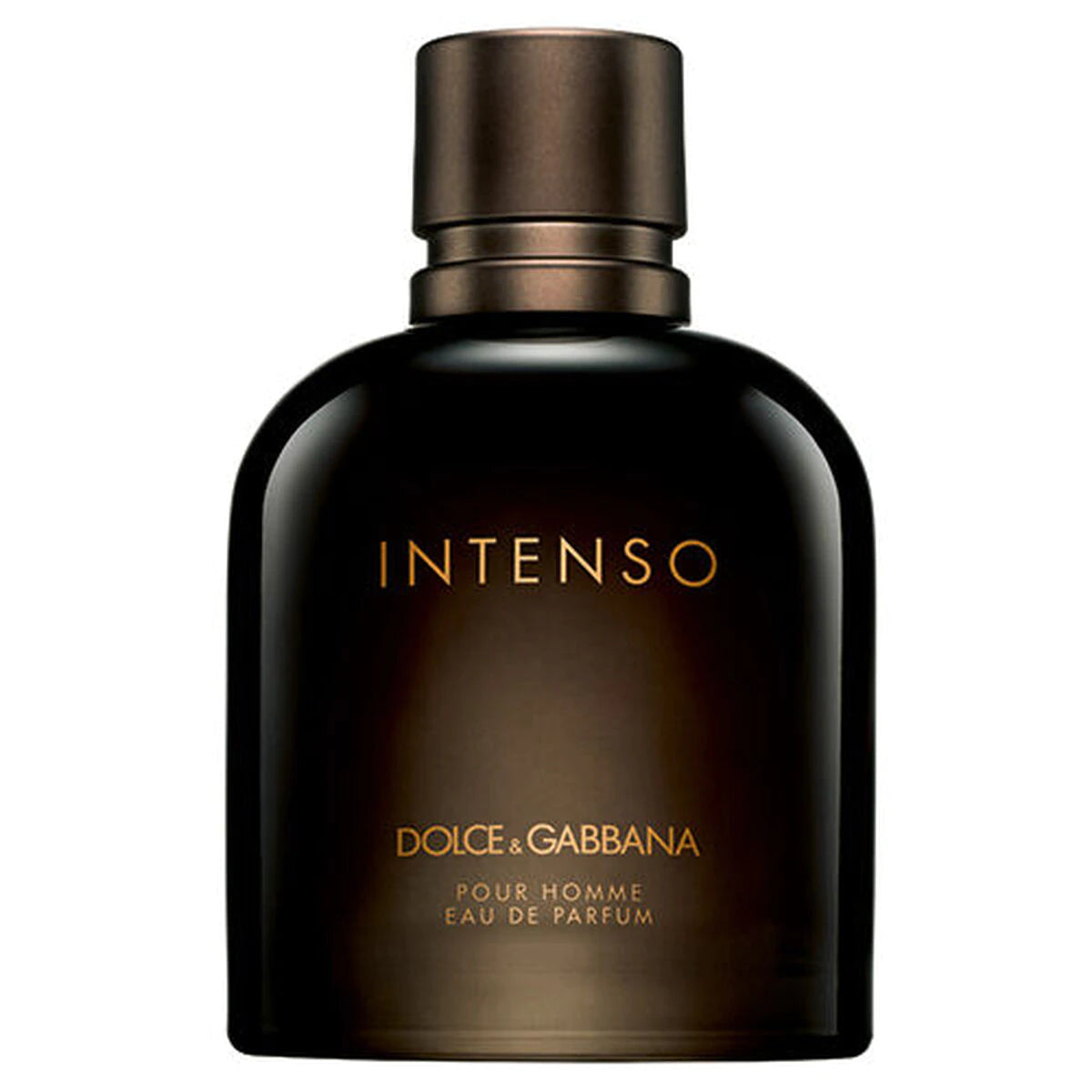 frasco Perfume Masculino Dolce & Gabbana Intenso Pour Homme Eau de Parfum frente fundo branco