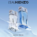frasco Perfume Feminino Kenzo L'Eau Eau de Toilette frasco amplo