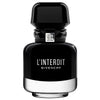 frasco Perfume Feminino Givenchy L’Interdit Intense Eau de Parfum frente fundo branco