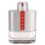 frasco Perfume Masculino Prada Luna Rossa Eau de Toilette frente fundo branco