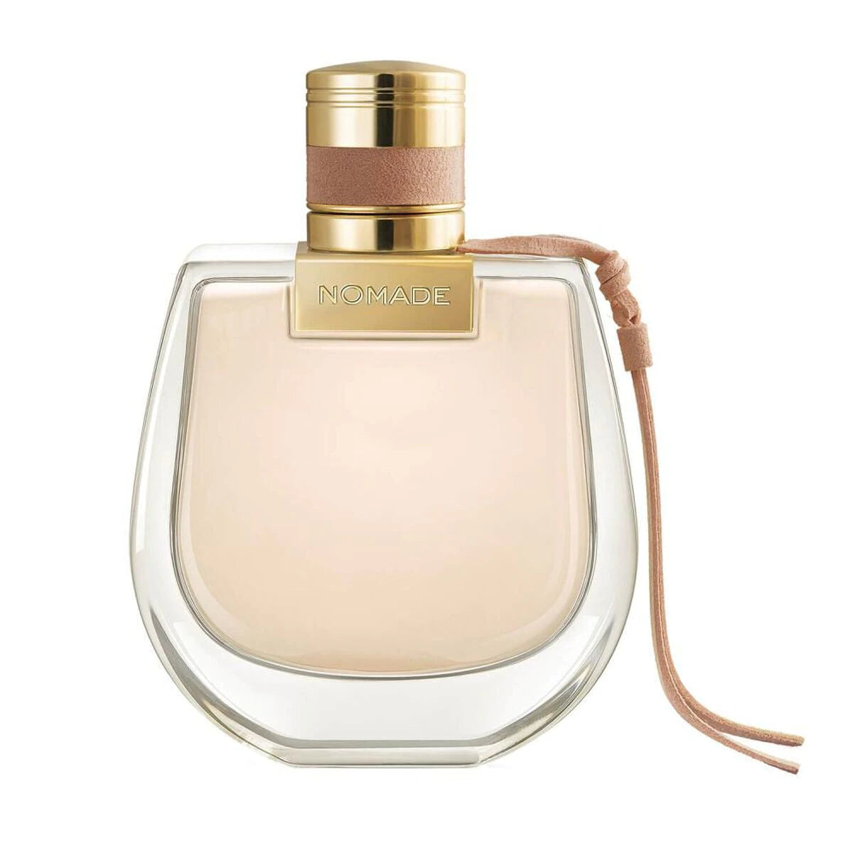 frasco Perfume Feminino Chloé Nomade Eau de Parfum frente fundo branco