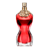 frasco Perfume Feminino Jean Paul Gaultier La Belle Eau de Parfum frente fundo branco