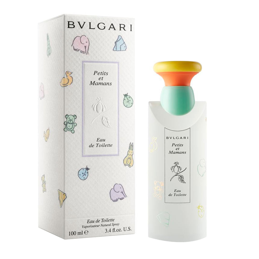 frasco Perfume Infantil Bulgari Petits & Mamans Eau de Toilette detalhe lateral