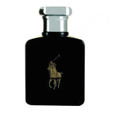 frasco Perfume Mascunino Ralfh Lauren Polo Black Eau de Toilette frente fundo branco
