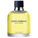 frasco Perfume Masculino Dolce&Gabbana Pour Homme Eau de Toilette frente fundo branco