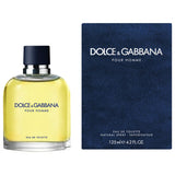 frasco Perfume Masculino Dolce&Gabbana Pour Homme Eau de Toilette detalhe lateral