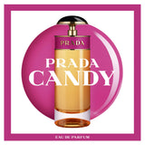 frasco Perfume Feminino Prada Candy Eau de Parfum embalagem caixa original