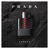 frasco Perfume Masculino Prada Luna Carbon Eau de Toilette embalagem caixa original