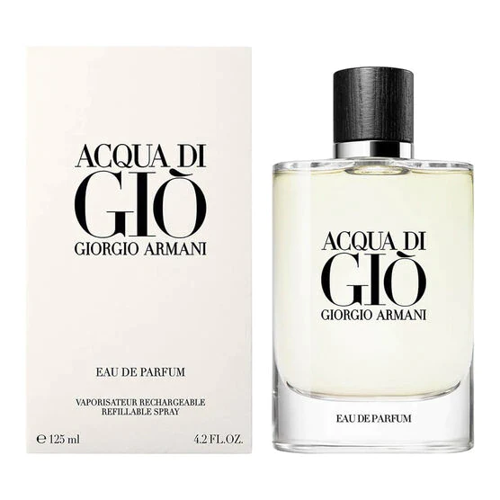 frasco Perfume Masculino Armani Acqua Di Giò Eau de Parfum detalhe lateral