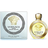frasco Perfume Feminino Versace Eros Eau de Toilette detalhe lateral