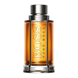frasco Perfume Masculino Hugo Boss Boss The Scent Eau de Toilette frente fundo branco
